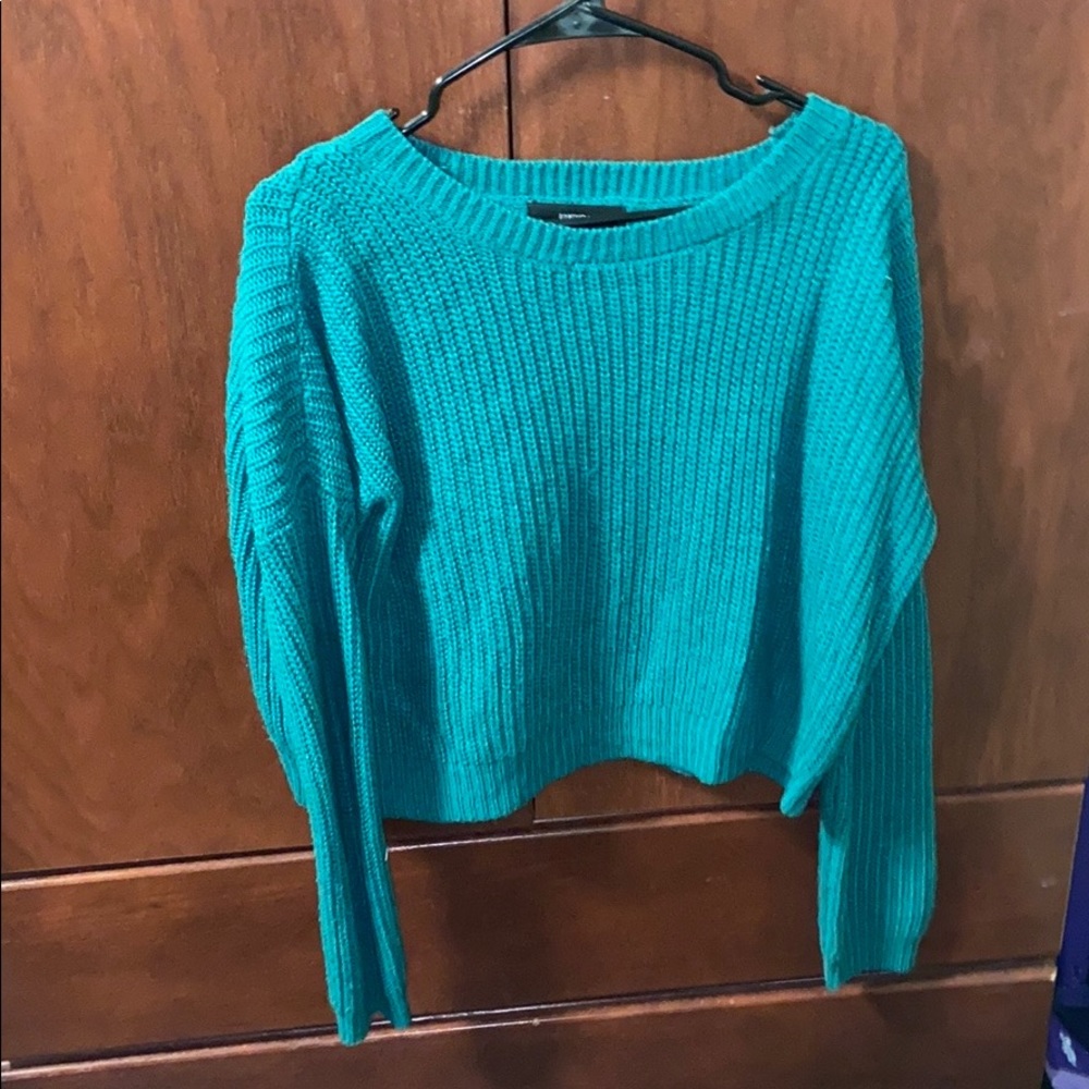 Green sweater
